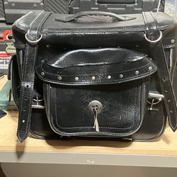 Leather Motorcycle Bag