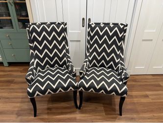 2 modern chairs $50 for both