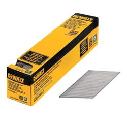 DEWALT 2-1/2 in. 15 Gauge DA Style Angled Finish Nails (2,500 PK) (DCA15250G-2) New With Damaged Box Please See The Photos Thanks 