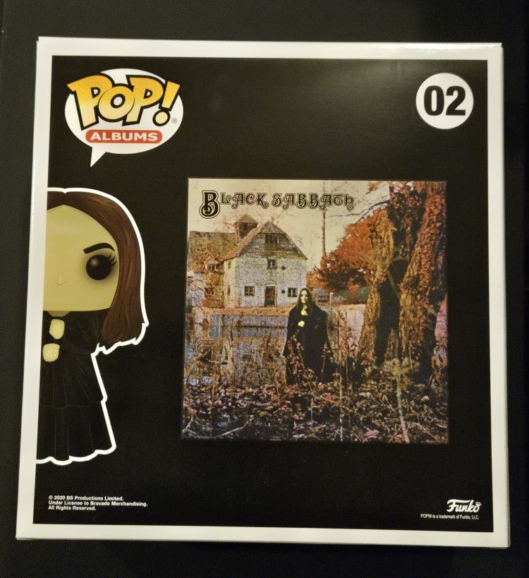 Ozzy Osbourne Diary of a Madman Funko Pop ALBUMS Rocks #12 Black Sabbath Vinyl