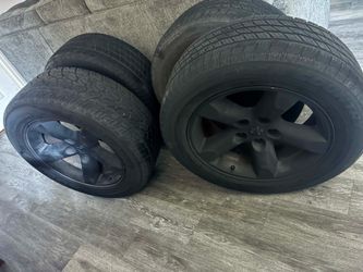 5Lug Ram 1500 Rims with Tires set of 4