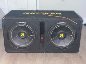 Kicker CompC Dual Subwoofer Box