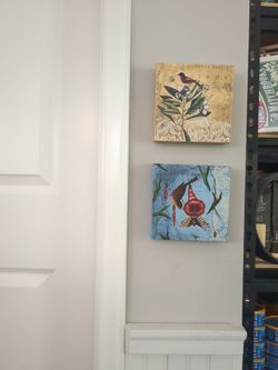 2 Adorable Bird Canvsas