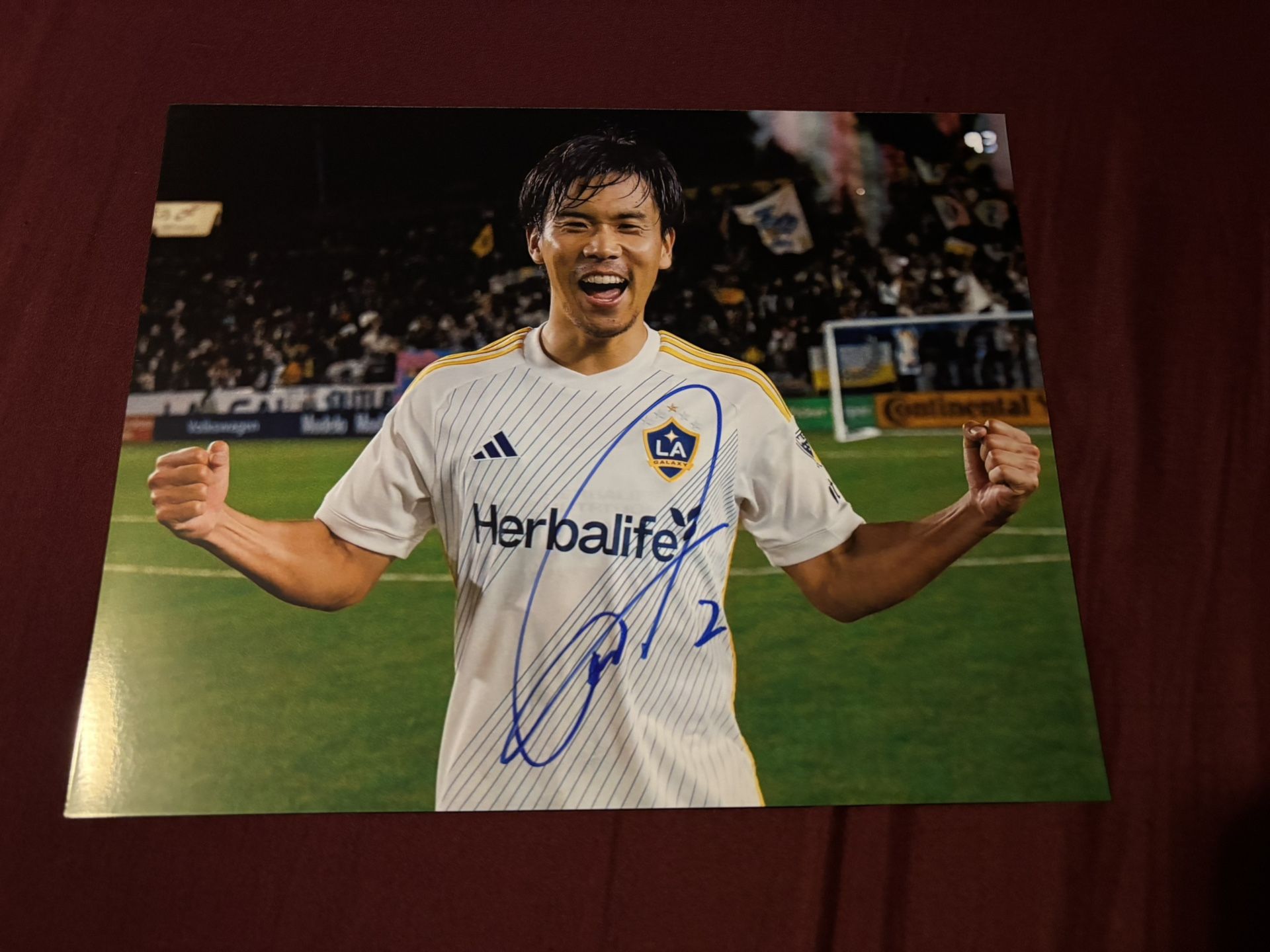 Miki Yamane Signed Photo, LA Galaxy