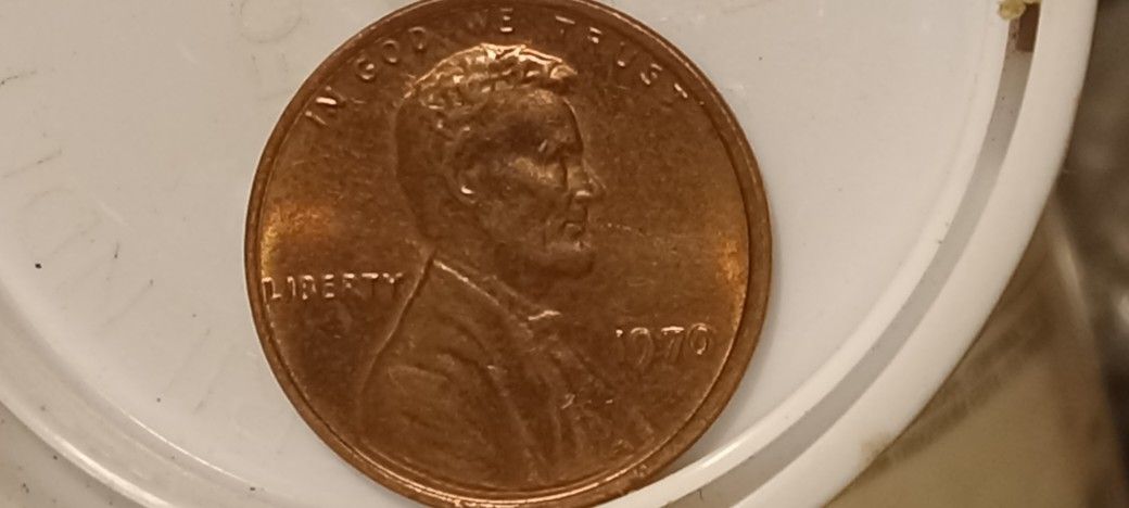 1970 No Mint Mark Red-brown Float Roof, FG