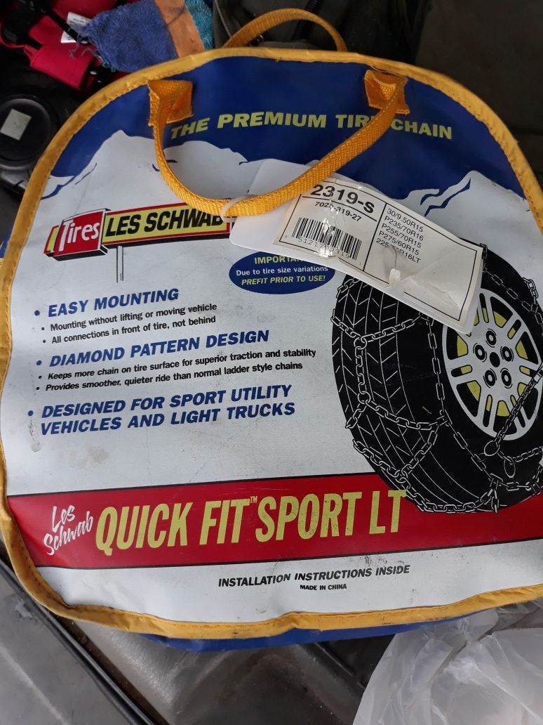 Les Swab Tire Chains!