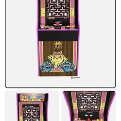 Ms pac man Stand Up Arcade Game 