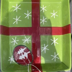 Christmas Platter  Ceramic 