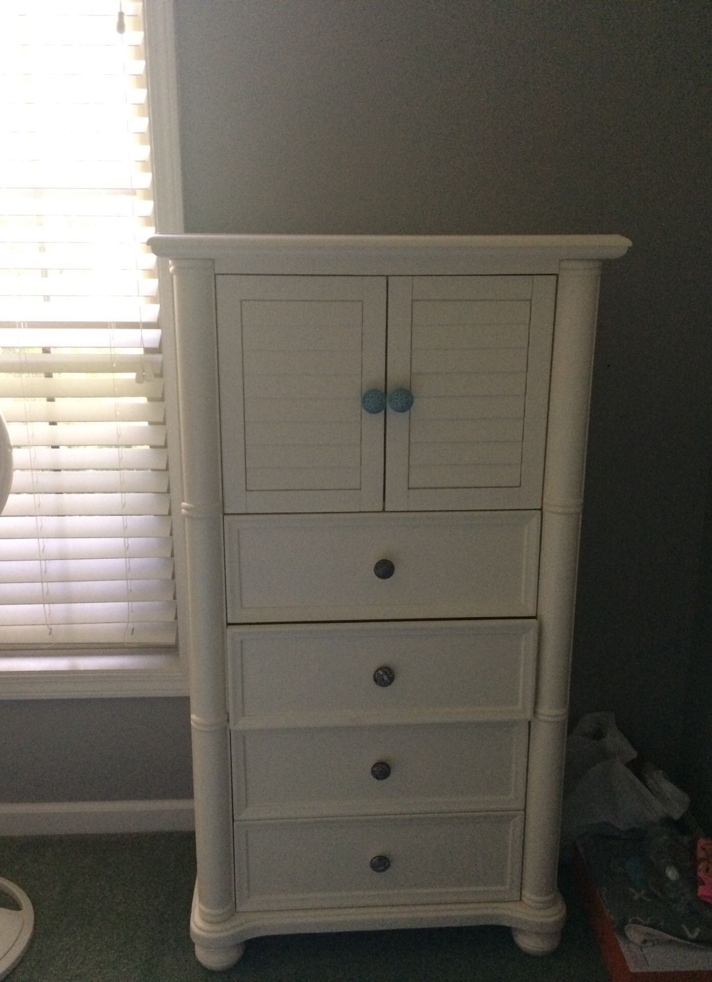 White dresser