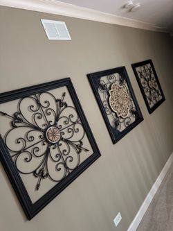 Metal Wall Art Set of 3
