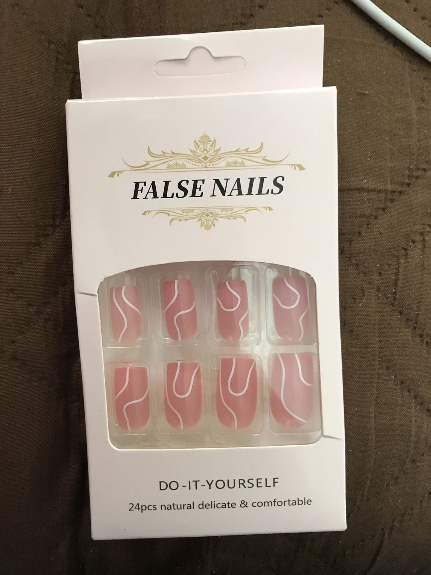 False Nails Pink 24 Count 