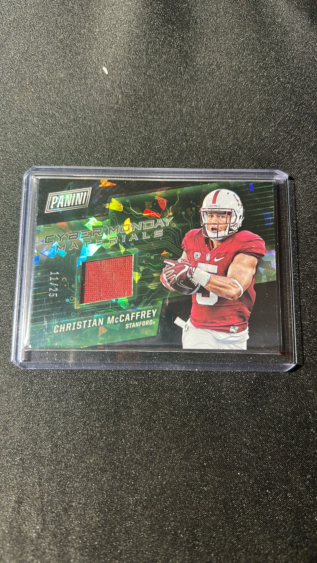 2017 PANINI CYBER MONDAY MATERIALS CM CHRISTIAN McCAFFREY