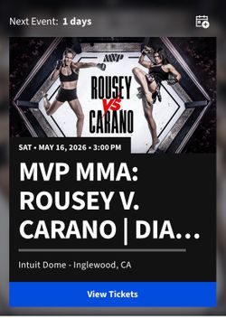 MVP MMA: Rousey Vs Carano