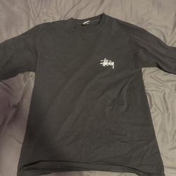 Black Stussy Long Sleeve