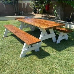 Custom Made Picnic And Garden Tables.