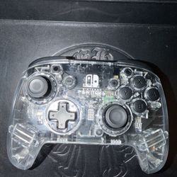 Afterglow Nintendo Switch Wireless Controller Clear LED PDP