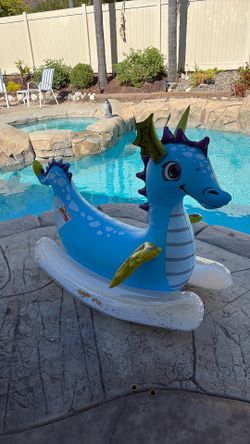 Pool floaty dragon for kids