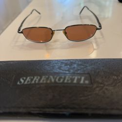 Serengeti Sunglasses New Condition With Case