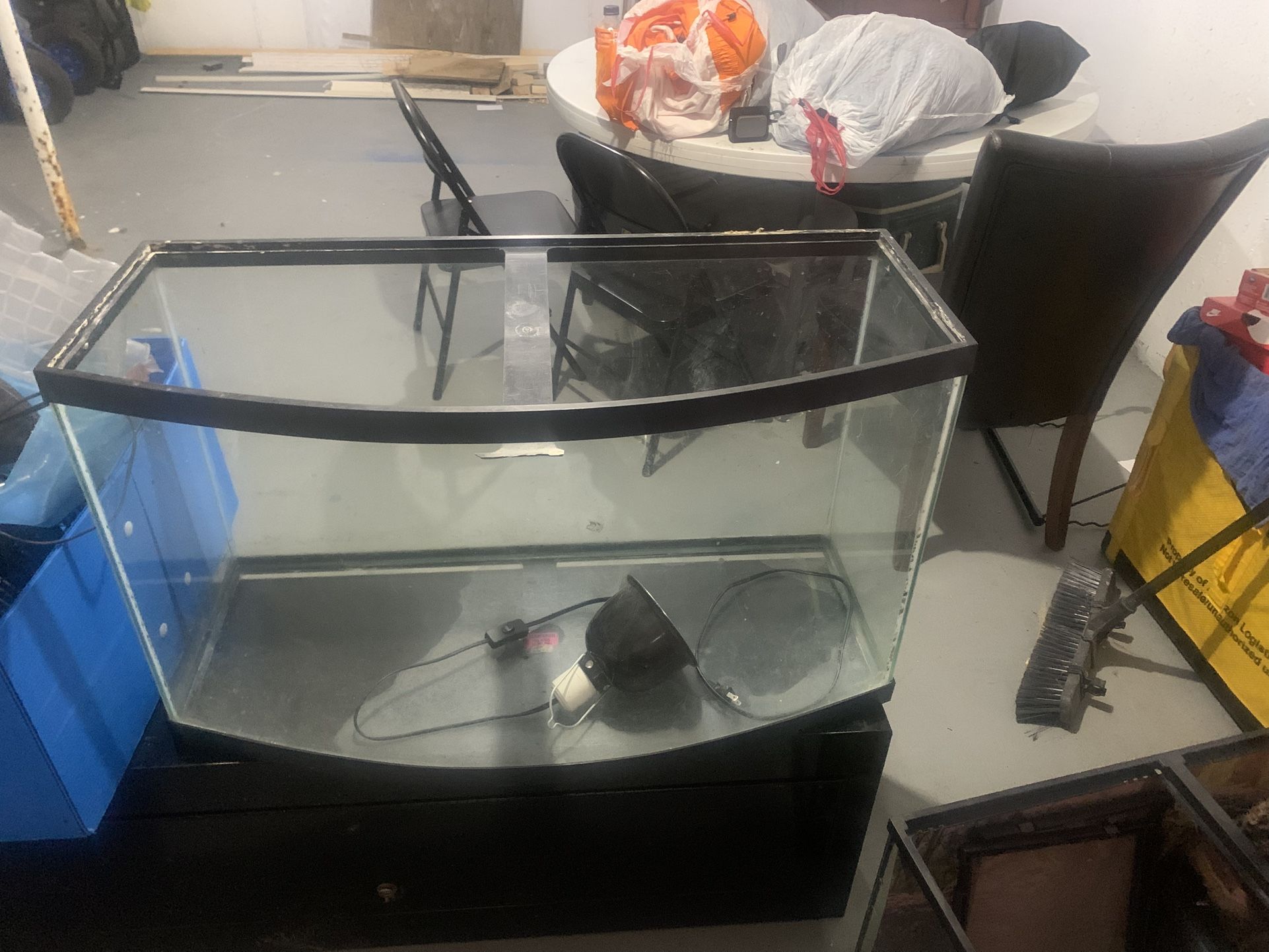36 Gallon Fish Tank With Reptile Supplies