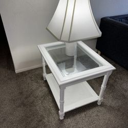 End Table And Light