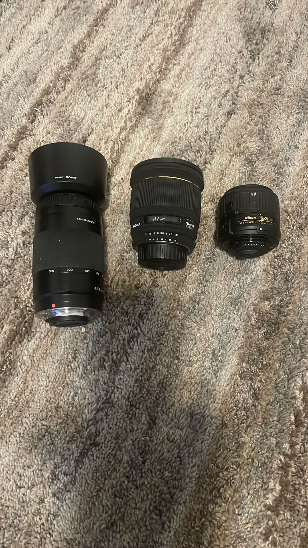 Camera Lens Lot