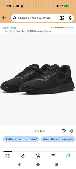 Nike mens free run 2018 running shoes size 13m