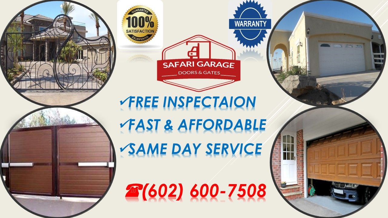 Garage door repair, Automation gate , Surveillance Security camera in Phoenix