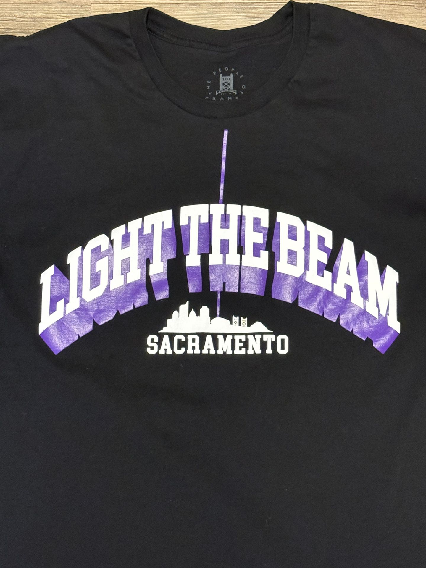 Sacramento Kings “Light The Beam” Shirt. Men’s Size XL. The People Of Sacramento Apparel. $10.00