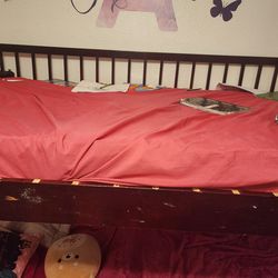 $80 obo Twin over full bunkbed frame 
