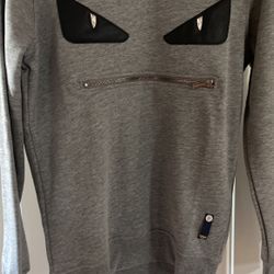 Gray And Black Sweater