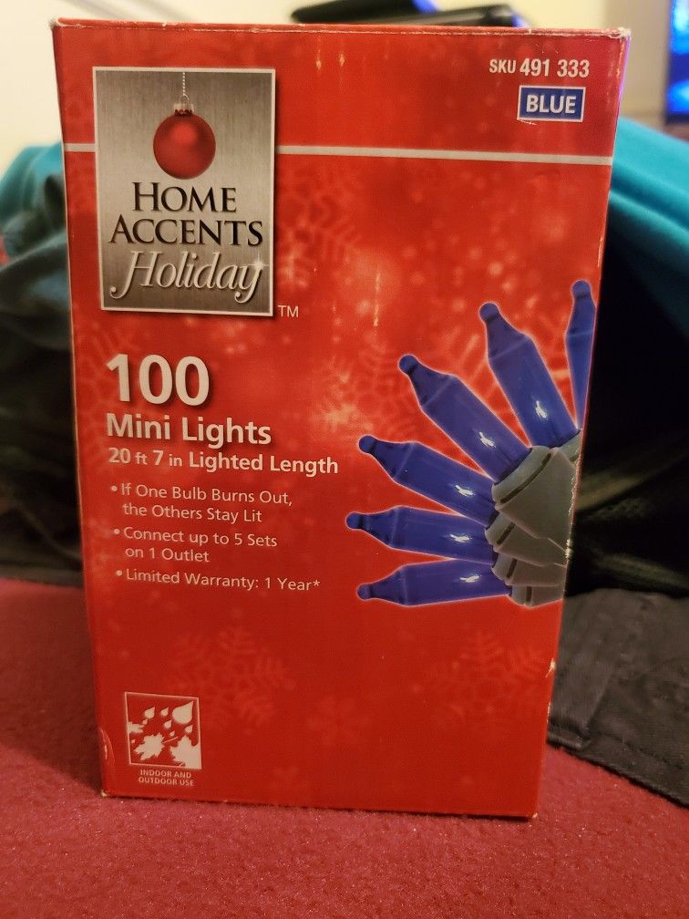 200 Mini Blue Lights