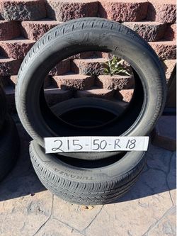 215. 50 r 18 2tires