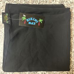 NEW Bikini Bay Black Swim Sarong 