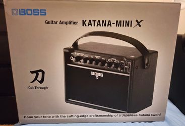 🎵 BOSS Katana-Mini X Portable Guitar Amplifier | 10W | Pro Tone, Compact Design