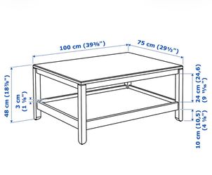 IKEA HAVSTA Coffee Table – Gray – Good Used Condition