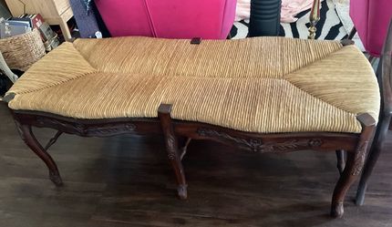 Vintage Perrie Deux French Provincial Bench.