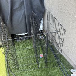 EveryYay Stretch Your Legs Modular Black Exercise Pen for Dogs