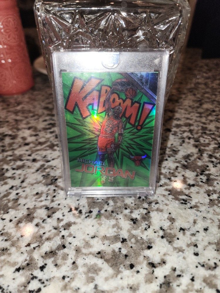 Michael Jordan Kaboom Green Legacy Card Sealed