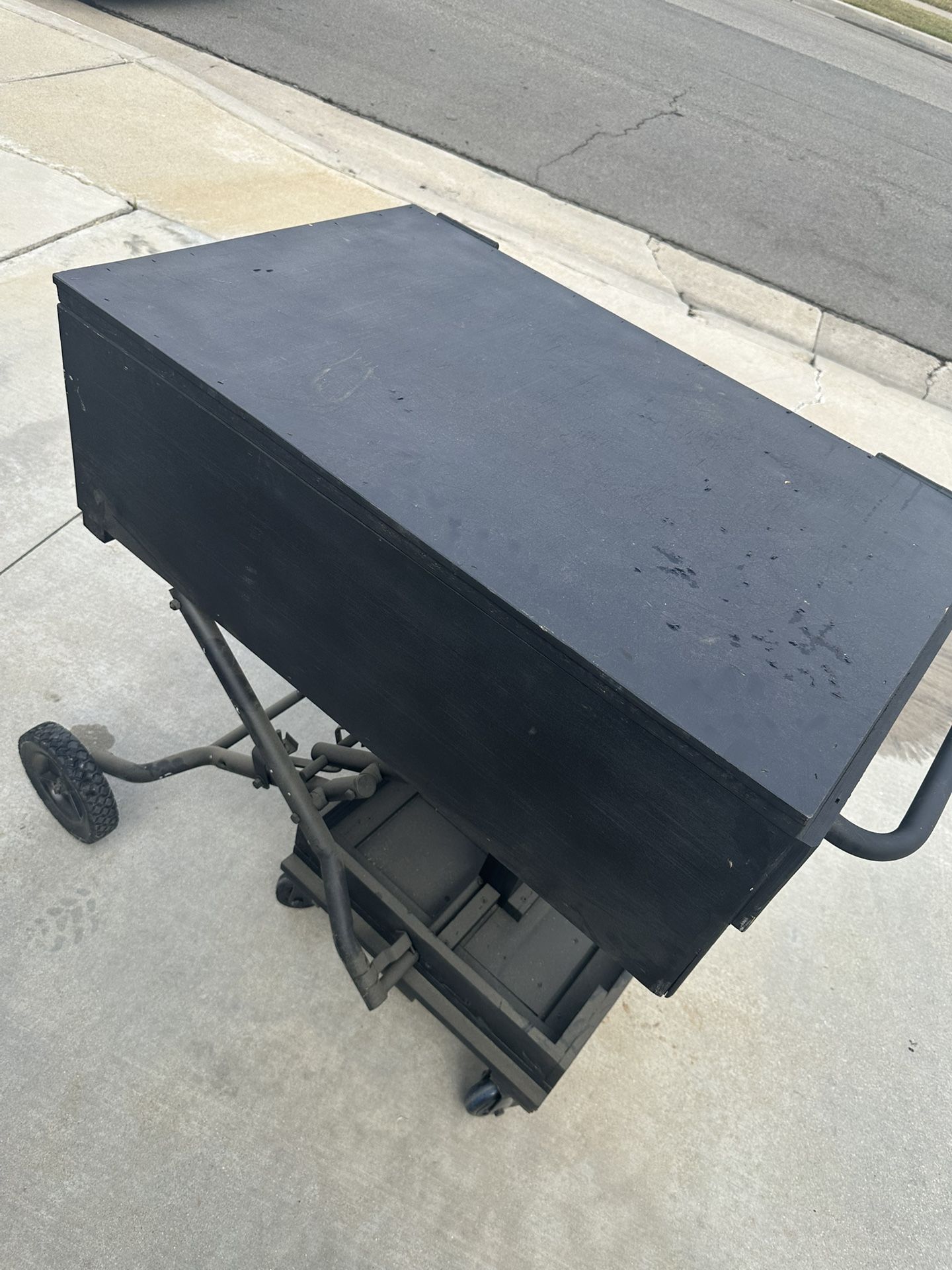 Handmade Wooden Tool Crate Portable and Rotatable
