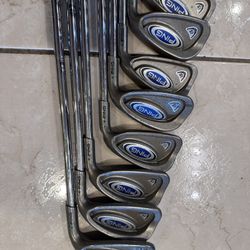 PING i5 Iron Set (3–PW) + Nike SQ Woods (3, 5, 7) – Complete Set