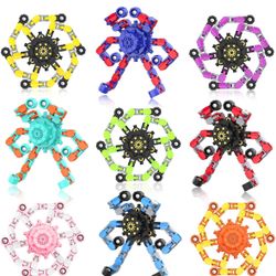 Brand New, 9PCS Transformable Fidget Spinners – Stress Relief Toys for Kids & Adults