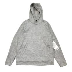 Lululemon Textured Double Knit Cotton Hoodie Small S Mens Gray Sweatshirt Pullover BNWT!!!
