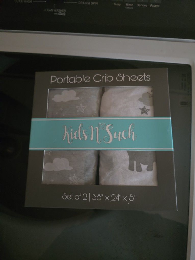 Kids N Such White Grey Pink Blue Size 38"×24"×5"