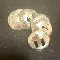 Lot Of 15 Concho Rosettes