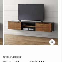 Tv console crate and barrel