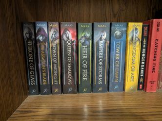 Throne of Glass original covers full set