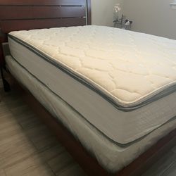 Pillow top Mattress  with Box Spring - Full Size