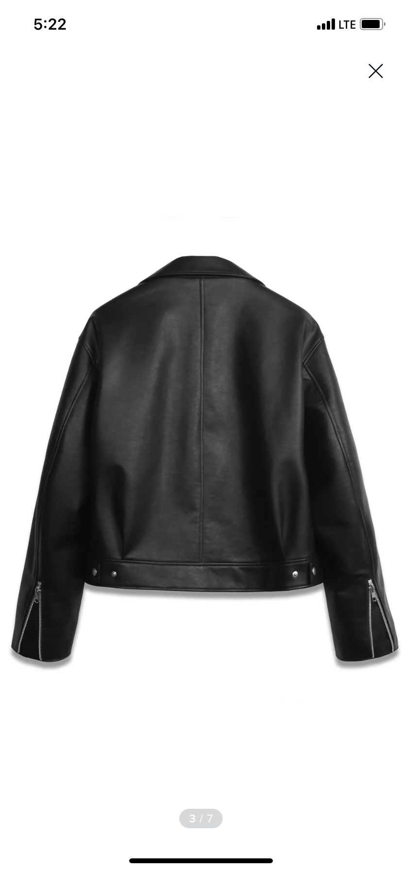 MUSINSA | DOFFJASON OVERSIZED VEGAN LEATHER SINGLE BREASTED