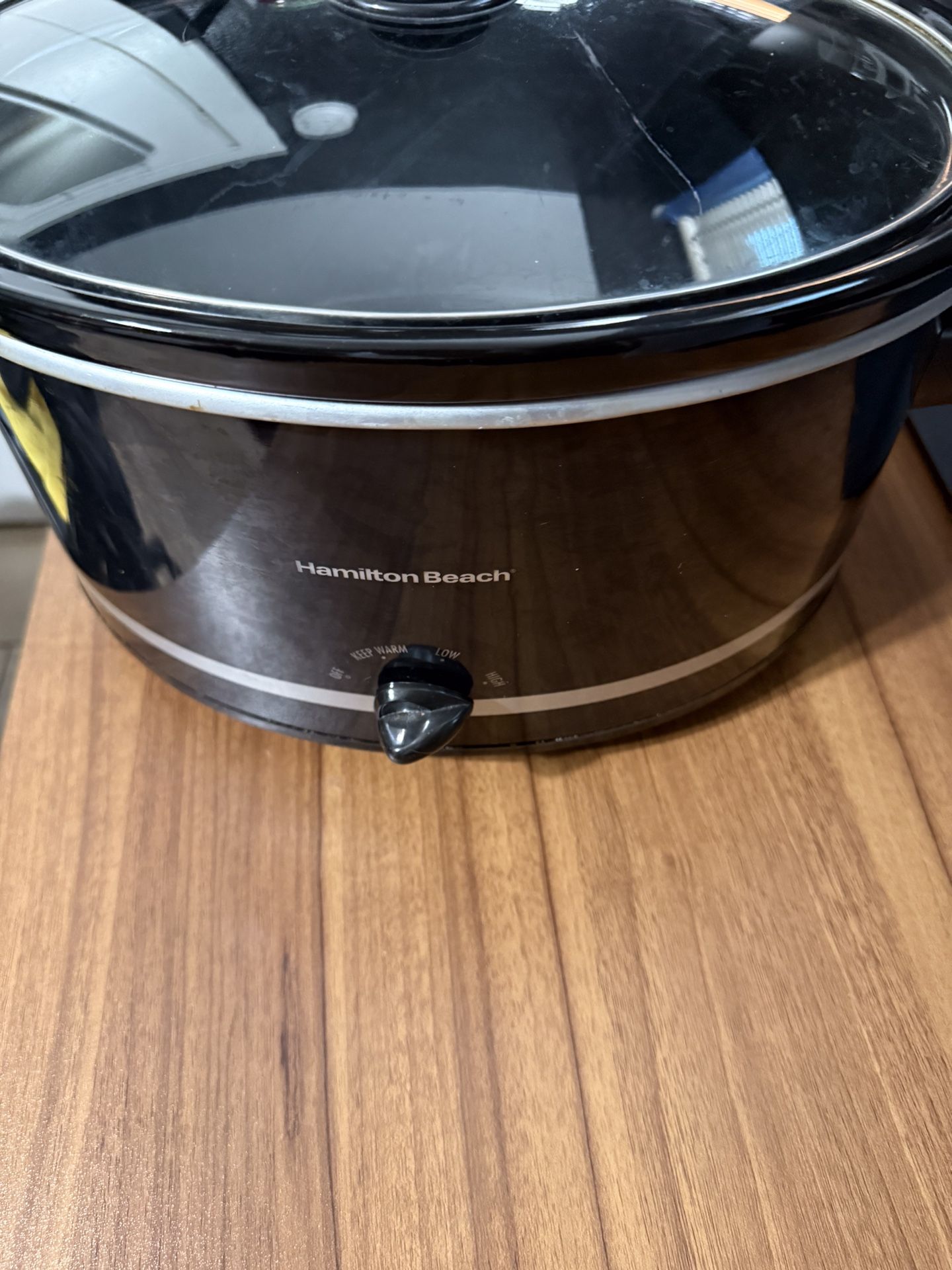 Hamilton Beach Slow Cooker 6-Quart – Black – Used, Works Great