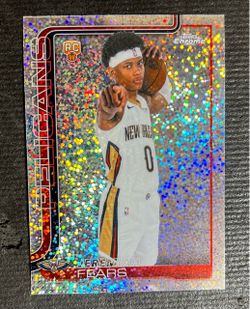 Jeremiah Fears Topps Chrome RC Speckle Refractor
